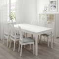 IKEA EKEDALEN ЕКЕДАЛЕН Розсувний стіл, білий, 180/240x90 cм 70340765 | 703.407.65