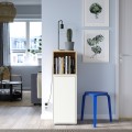 IKEA EKET ЕКЕТ Комбінація шаф з ніжками, білий / білений дуб, 35x35x107 cм 39290126 | 392.901.26