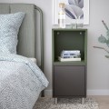 IKEA EKET Комбінація шаф з ніжками, темно-сірий сірий/зелений/металлик, 35x35x80 см 19521712 | 195.217.12