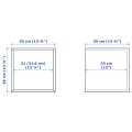 IKEA EKET ЕКЕТ Комбінація настінних шаф, білий / горіх, 175x35x70 см 29492691 | 294.926.91