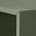 IKEA EKET Комбінація шаф з ніжками, темно-сірий сірий/зелений/дерево, 35x35x80 см 49521715 | 495.217.15