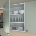 IKEA ENHET ЕНХЕТ Кутова кухня, білий / блідий сіро-зелений 59499219 594.992.19