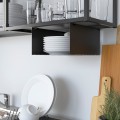 IKEA ENHET ЕНХЕТ Кухня, антрацит / імітація дубу, 183x63.5x222 см 59337547 | 593.375.47