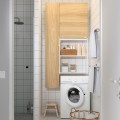 IKEA ENHET Стелаж, білий / імітація дубу, 90x32x180 см 39548089 395.480.89