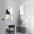 IKEA ENHET Стелаж, білий, 40x17x150 см 59548012 595.480.12