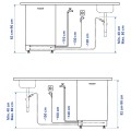 IKEA LAGAN Посудомийна машина вбудована, , 60 см 00568016 005.680.16