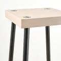 IKEA FRIDNÄS ФРІДНЕС Набір столиків з табуретами 4 шт, чорний / імітація берези 70504276 | 705.042.76