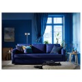 IKEA FRIHETEN ФРІХЕТЕН Розкладний диван 3-місний, Skiftebo блакитний 60431563 | 604.315.63