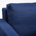 IKEA FRIHETEN ФРІХЕТЕН Розкладний диван 3-місний, Skiftebo блакитний 60431563 | 604.315.63