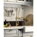IKEA GLITTRAN ГЛІТТРАН Змішувач кухонний, колір латуні 10468511 | 104.685.11