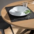 IKEA GRANSTORP ГРАНСТОРП Розсувний стіл, дуб / чорний, 90/120x90 cм 00511534 005.115.34