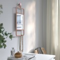 IKEA GRANVÅG ГРАНВОГ Дзеркало, настінний / рожевий, 22 х 48 см 50510985 | 505.109.85