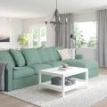 IKEA GRÖNLID ГРЕНЛІД 4-місний диван з козеткою, Ljungen світло-зелений 59408846 | 594.088.46
