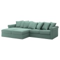 IKEA GRÖNLID ГРЕНЛІД Чохол для 4-місного дивана, з шезлонгами / Ljungen світло-зелений 69408836 694.088.36
