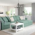 IKEA GRÖNLID ГРЕНЛІД 4-місний диван з козеткою, Ljungen світло-зелений 19408848 | 194.088.48