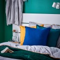IKEA GURLI ГУРЛІ Наволочка, темно-зелений, 50x50 см 70426194 | 704.261.94
