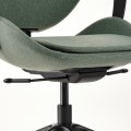IKEA HATTEFJÄLL ХАТТЕФЬЄЛЬ Компʼютерне крісло з підлокітниками, Gunnared зелений / чорний 50538970 505.389.70
