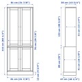 IKEA HAVSTA комбінація д/зберіган з дверцятами, сіро-бежевий, 81x47x212 см 09534753 | 095.347.53