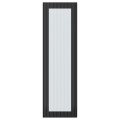 IKEA HEJSTA ХЕЙСТА Скляні двері, антрацит / рифлене скло, 30x100 см 90526630 | 905.266.30