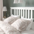 IKEA HEMNES Ліжко з матрацом, біла морилка / Valevåg твердий, 160x200 см 29536812 | 295.368.12