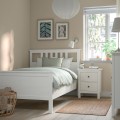 IKEA HEMNES ХЕМНЕС Ліжко односпальне, біла морилка, 120x200 cм 80249558 | 802.495.58
