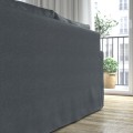 IKEA HYLTARP 2-місний диван-ліжко, Гранатово-сірий 99514859 | 995.148.59