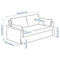 IKEA HYLTARP 2-місний диван, Кіланда блідо-блакитна 29489622 294.896.22