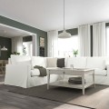 IKEA HYLTARP 4-місний кутовий диван, Халларп білий 19489566 194.895.66
