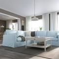 IKEA HYLTARP 4-місний кутовий диван, Кіланда блідо-блакитна 19489571 | 194.895.71