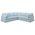 IKEA HYLTARP 4-місний кутовий диван, Кіланда блідо-блакитна 19489571 194.895.71
