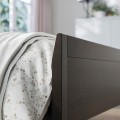 IKEA IDANÄS ІДАНЕС Ліжко двоспальне, темно-коричневий / Leirsund, 160x200 см 39392200 393.922.00