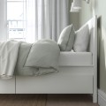 IKEA IDANÄS ІДАНЕС Ліжко двоспальне з шухлядами, білий / Luröy, 140x200 см 99392221 993.922.21