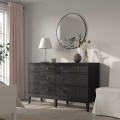 IKEA IDANÄS ІДАНЕС Набір меблів для спальні 4 шт, темно-коричневий, 160x200 см 79499591 794.995.91