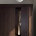 IKEA IDANÄS ІДАНЕС Комбінація шаф, темно-коричневий, 180x59x211 см 79388296 | 793.882.96