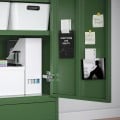 IKEA IDÅSEN ІДОСЕН Шафа з дверцятами та шухлядами, темно-зелений, 80х47х119 см 90496398 | 904.963.98