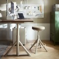 IKEA IDÅSEN ІДОСЕН Письмовий стіл з регулюванням висоти, коричневий / бежевий, 160x80 см 49280966 | 492.809.66