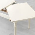 IKEA INGATORP / SKOGSTA Стіл та 4 стільці, білий / дія, 155/215 см 99545196 995.451.96