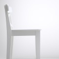 IKEA INGOLF ІНГОЛЬФ Табурет барний зі спинкою, білий, 74 см 00121766 001.217.66