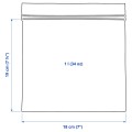 IKEA ISTAD Пакет герметичний, картатий / синьо-сірий, 1 л 00564754 005.647.54