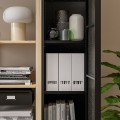 IKEA IVAR 2 секції / полиці / шафа, сосна / чорний сітка, 92x30x179 см 19508107 | 195.081.07