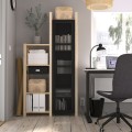 IKEA IVAR 2 секції / полиці / шафа, сосна / чорний сітка, 92x30x179 см 19508107 | 195.081.07