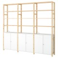 IKEA IVAR 3 секції / шафа / полиці, сосна / білий, 259x30x226 см 09403945 094.039.45