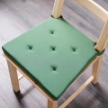 IKEA JUSTINA ЮСТІНА Подушка на стілець, зелений, 42/35x40x4 см 60304428 603.044.28