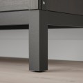 IKEA KALLAX Шафа для телевізора з основою, чорно-коричневий, 147x39x78 см 39552175 395.521.75