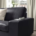 IKEA KIVIK КІВІК 4-місний диван, з шезлонгом / Grann / Bomstad чорний 39443191 | 394.431.91