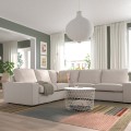 IKEA KIVIK КІВІК 4-місний кутовий диван, Tresund світло-бежевий 89482854 894.828.54