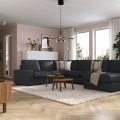 IKEA KIVIK КІВІК Кутовий диван 5-місний з шезлонгом, Tresund антрацит 49482870 494.828.70