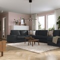 IKEA KIVIK КІВІК 6-місний кутовий диван з шезлонгом, Tresund антрацит 99482877 994.828.77