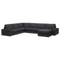 IKEA KIVIK КІВІК 6-місний кутовий диван з шезлонгом, Tresund антрацит 99482877 994.828.77