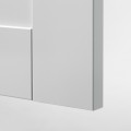 IKEA KNOXHULT КНОКСХУЛЬТ Кутова кухня, сірий, 243x164x220 см 49404556 | 494.045.56